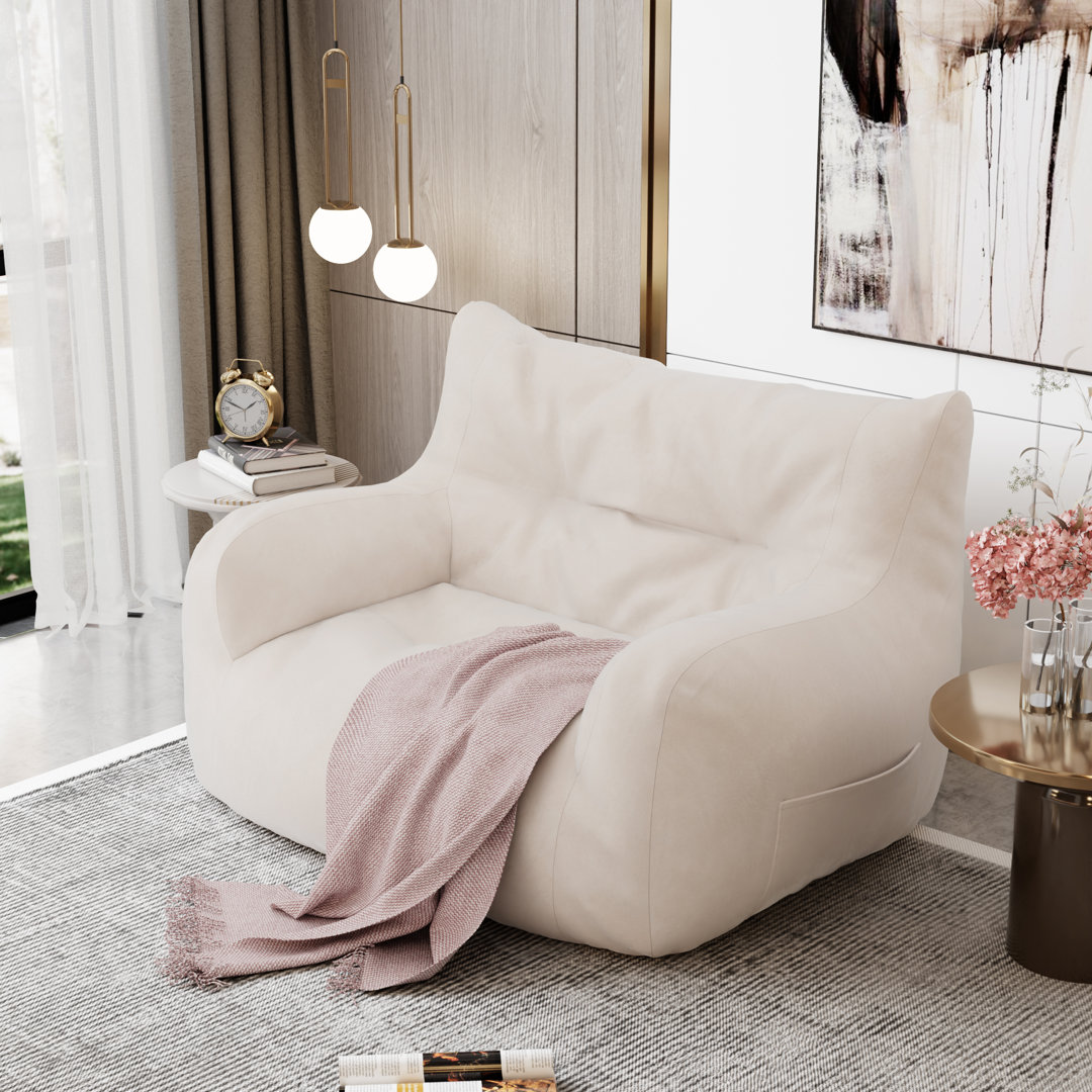 Double Bean Bag Chair Trule Fabric 