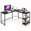 L-Shaped Steel Computer Desk-1113643026