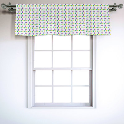 Sateen Ruffled Window Valance
