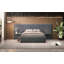 Grand lit plateforme tapissier-509873171