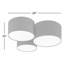 Beckman 3 - Light 24'' Simple Drum Flush Mount