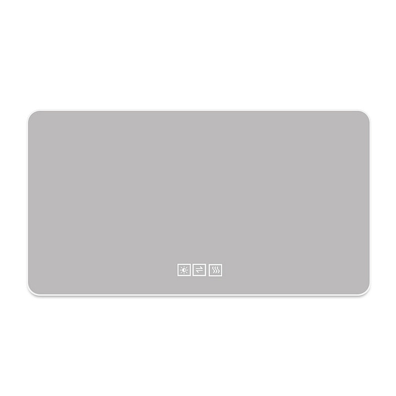 28*60In Frameless With Light LED Bathroom Mirror, Corrosion-Resistant, Three-Color Dimmable, Backlit Mirror With One-Touch Demist Function