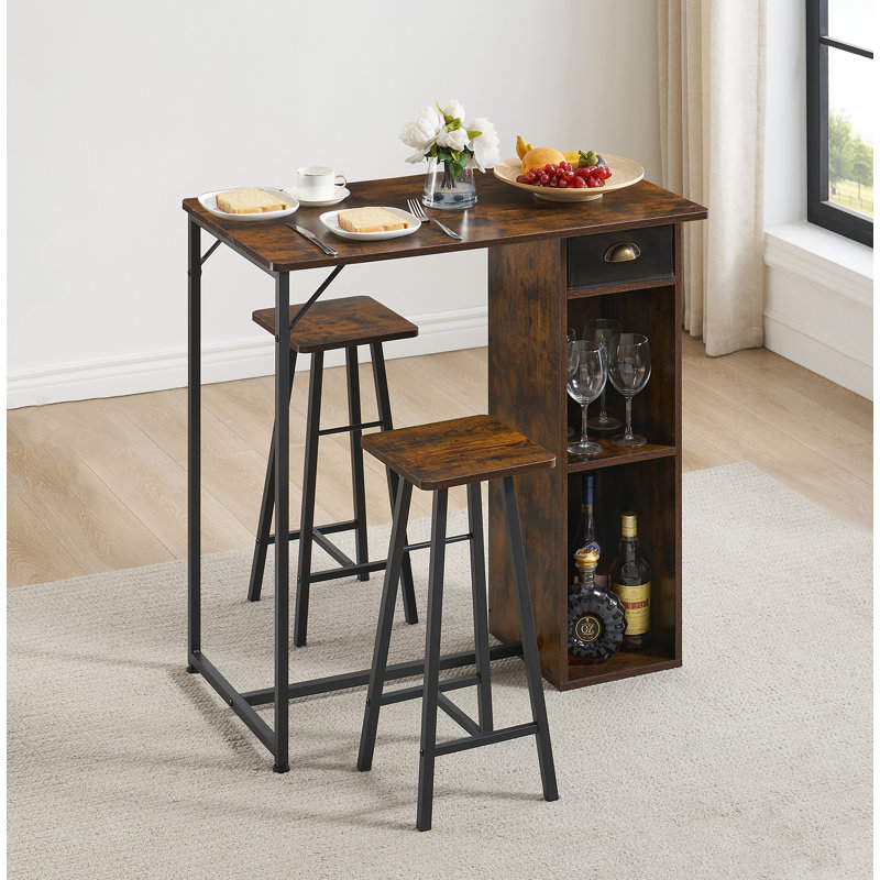 2 - Person Dining Set, Brown