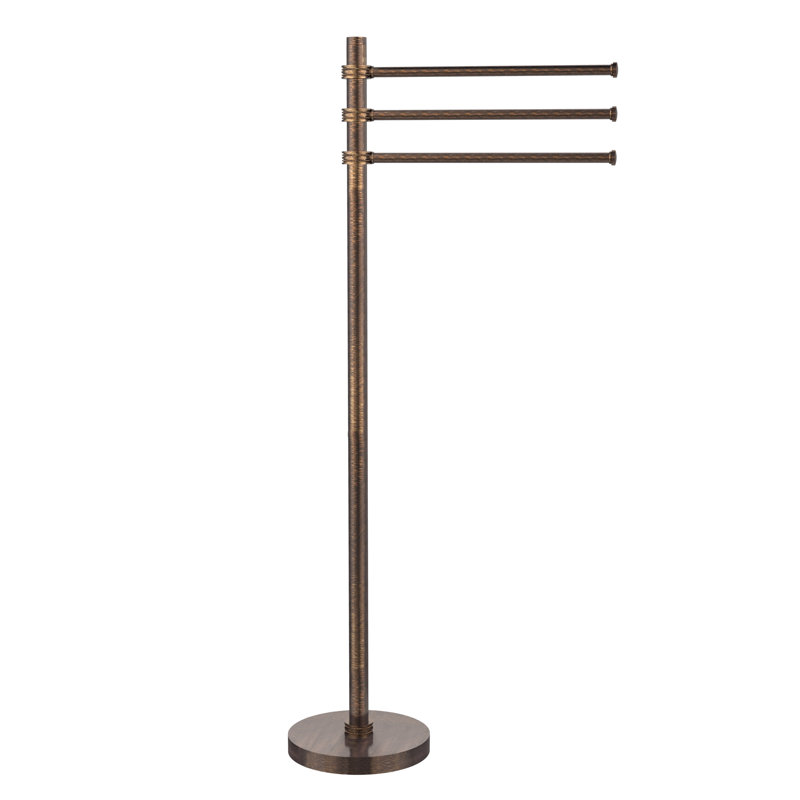 Freestanding Towel Stand, Venetian Bronze