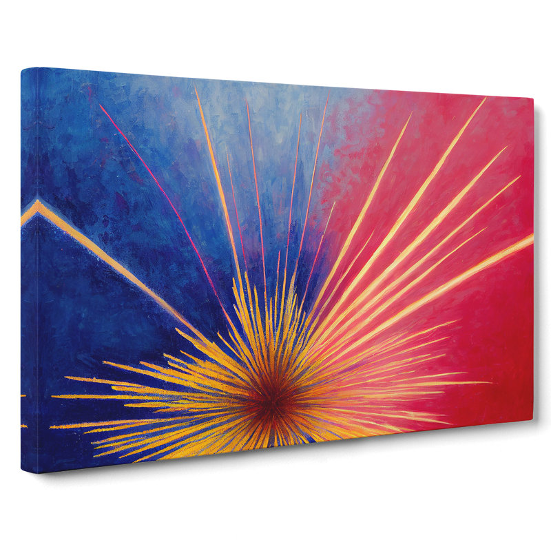 Fantastic Fireworks - Wrapped Canvas, 50cm H x 76cm W x 3cm D