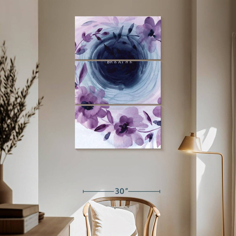 Tergel Mindfulness II, 65" H x 42" W