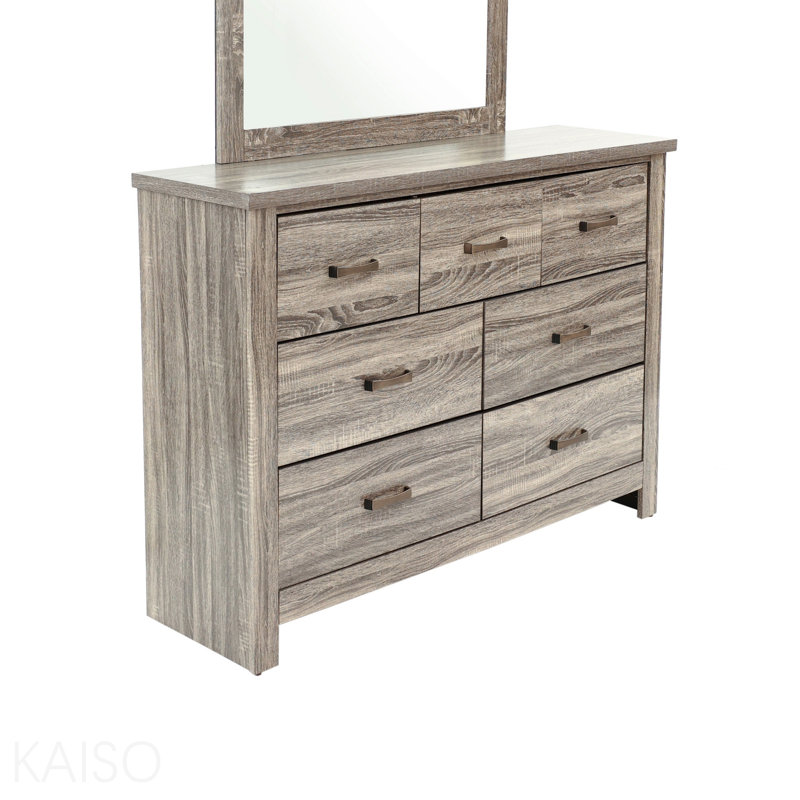 Commode en chêne gris