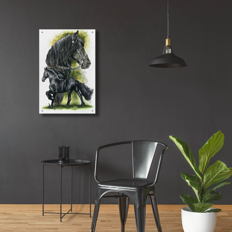 Fresian par Barbara Keith - impression sans cadre, H 36 po x l 24 po x P 0,2 po