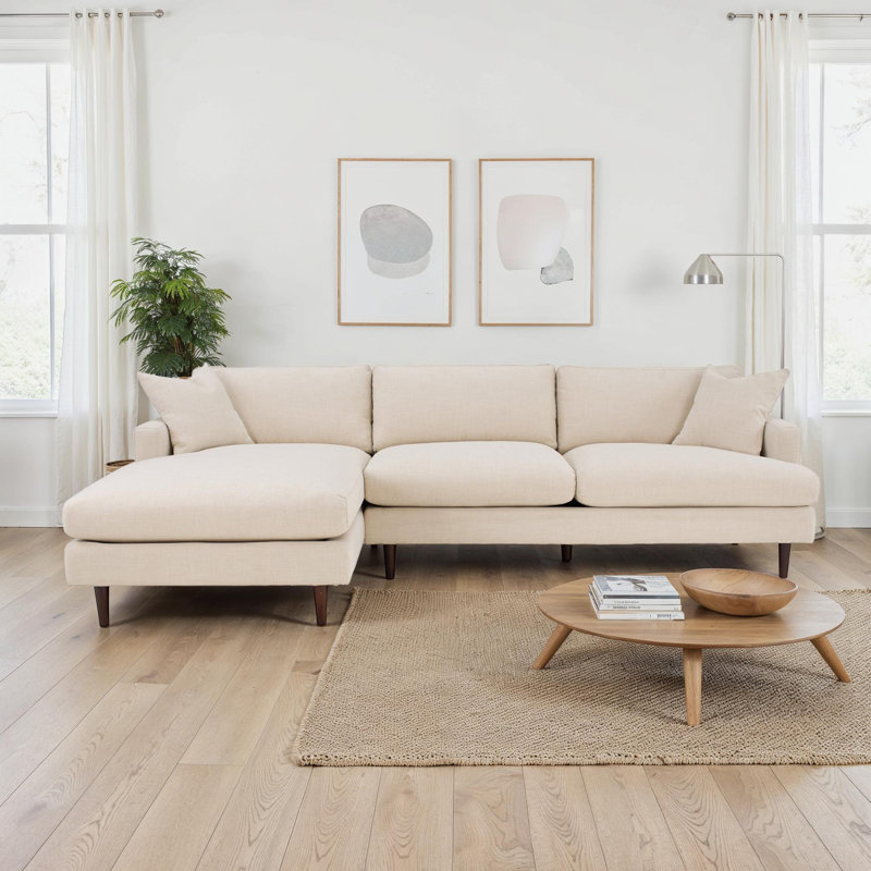 Canapé modulaire rembourré 109 po Bojka, Orienté à droite