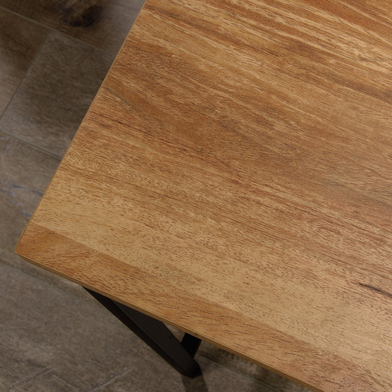 Hanife L-Shaped Executive Desk, Sindoori Mango