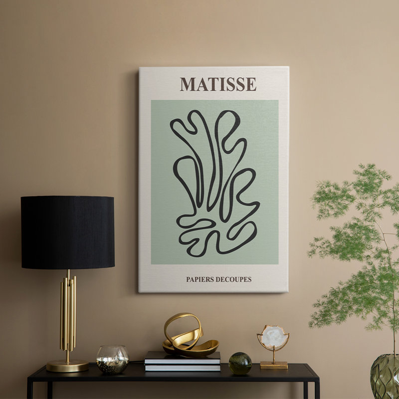 Matisse CXIV, reproduction d'art encadrée Cavas, H 27 po x l 18 po