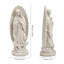 Statue de la Vierge Marie, sculpture religieuse en résine faite à la main de 11,8 pouces pour un décor intérieur extérieur, cadeau Catholique beige