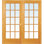 Portes françaises en verre