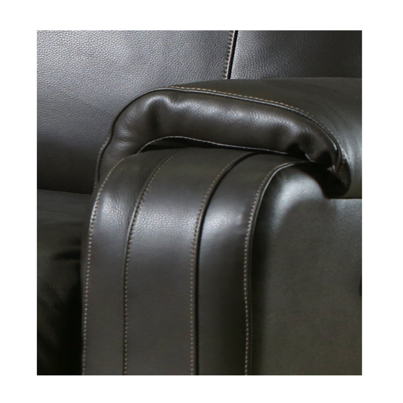 Causeuse Contour Power, Manuel, Marron foncé