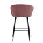 Meurer Upholstered Counter Stool with Metal Frame-576909838