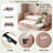 Upholstered Daybed With Trundle, Usb Port And Side Pockets-10620929