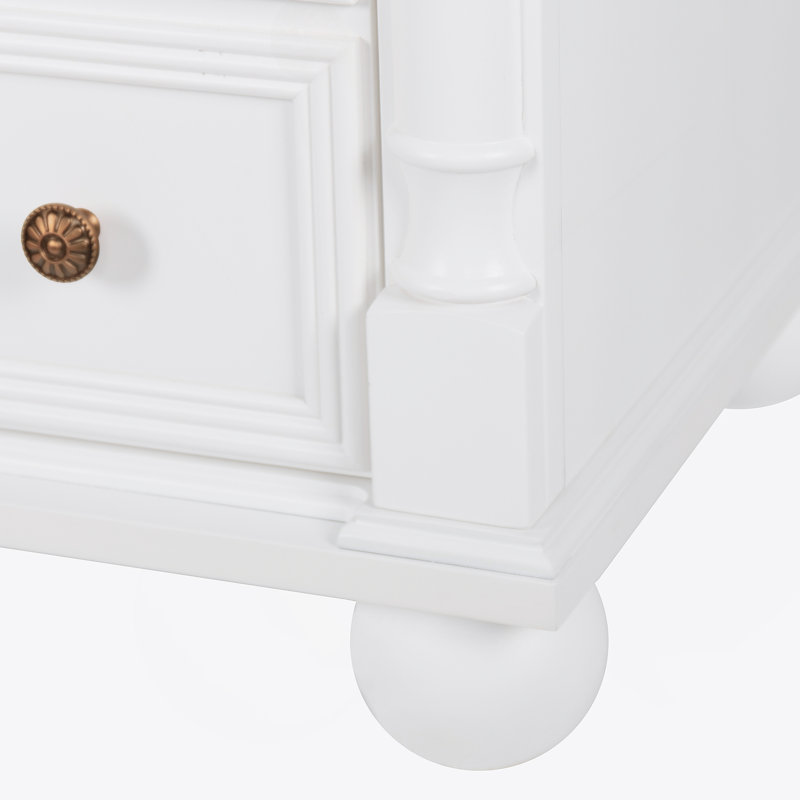 Armoire de salle de bain, armoire seulement, Blanc