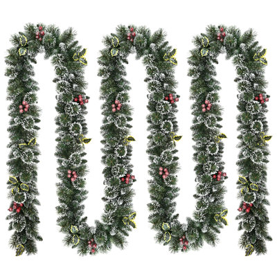 240" Frosted Pine Christmas Garland