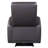 Contemporary Power Recliner With Square Armrest And Top Grain Leather For Enhanced Comfort And Durability