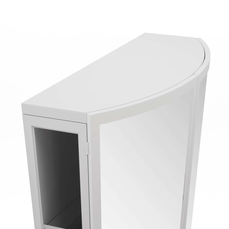 Armoire de salle de bain 23,62 po, Blanc