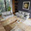 Canapé modulaire en tissu pour chambre à coucher, bureau, gris clair Arikaree Couches for Living