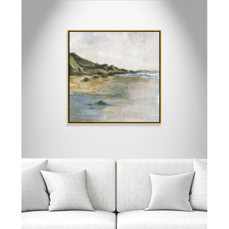 «Cordoba Tide’s Edge» par, H 31,5 po x l 31,5 po, Doré