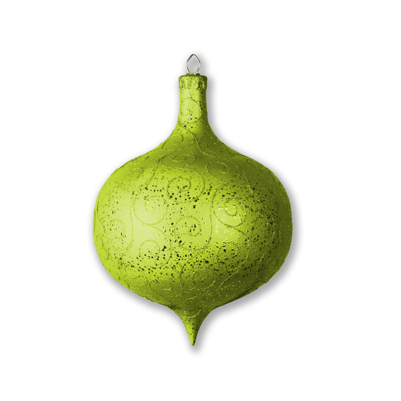 Onion-Shaped Ornament, Vert citron