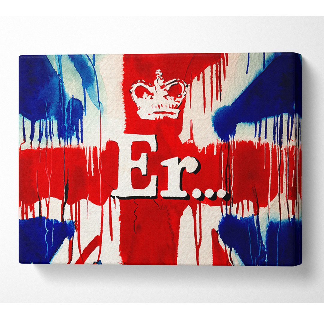 Er Flag - Kunstdrucke auf Leinwand - Wrapped Canvas