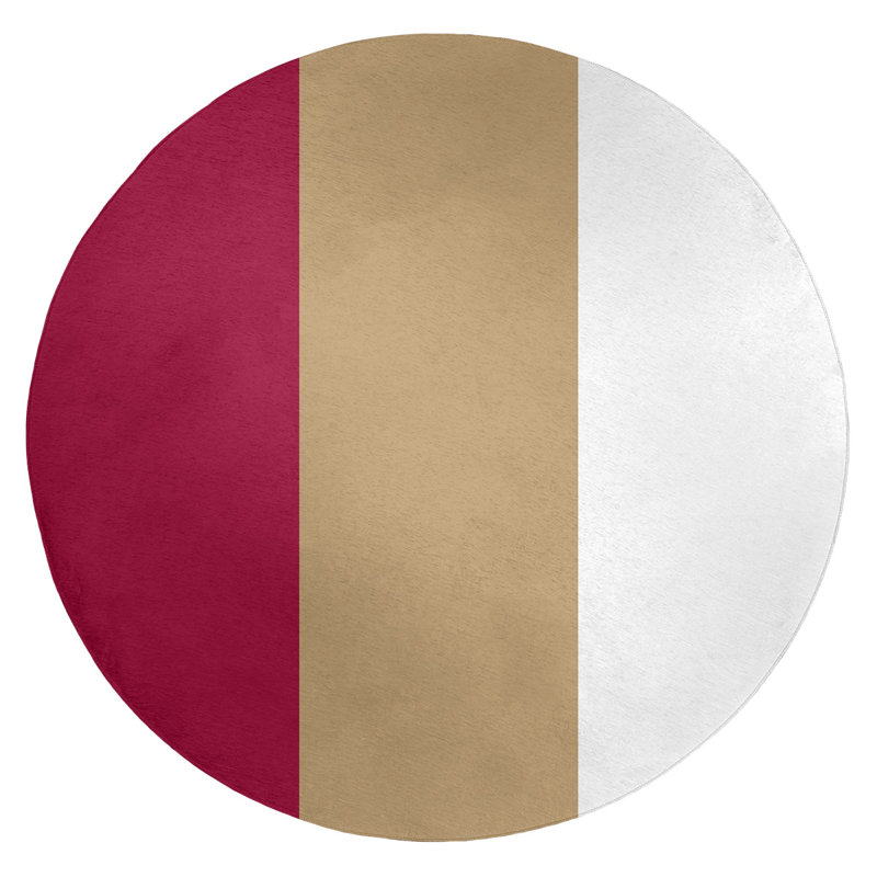 Chenille Indoor Rug, Round 5'