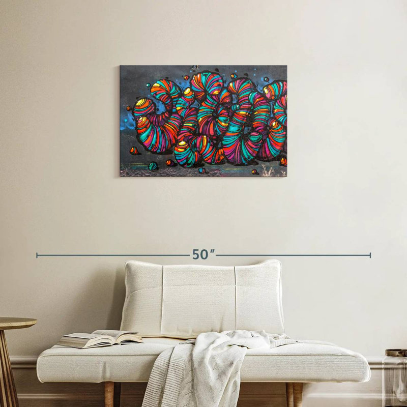 Brampt Street Worms, 20" H x 30" W