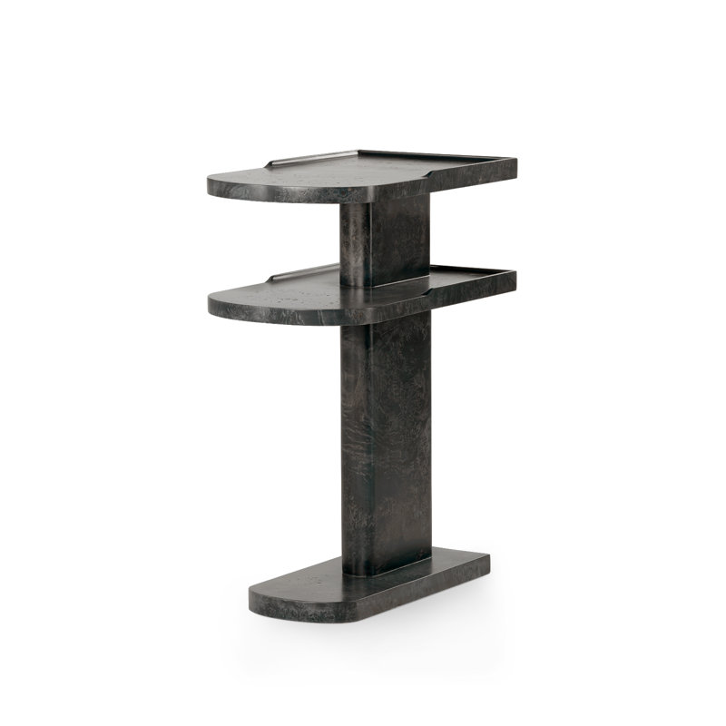 Casey Side Table, Arabica Burl