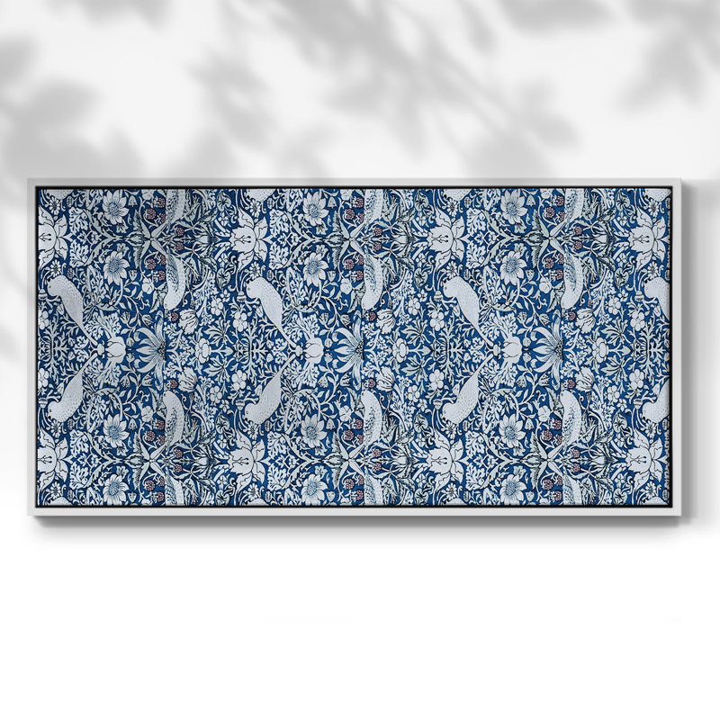 Série abstraite-DCCCL XXIX- Toile tendue avec châssis tendue, prête à être accrochée, H 21 po x l 41 po, Blanc