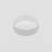 Modern Round Ceramic Vessel Sink For Bathroom Vanity, Glossy White, 15.75" Countertop Art Basin