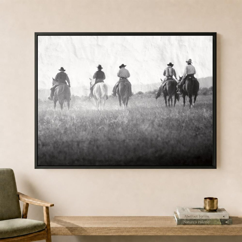 Retour à la maison par Danita Delimont - Graphisme sur toile, H 36 po x l 48 po, Cadre plat flottant, Noir