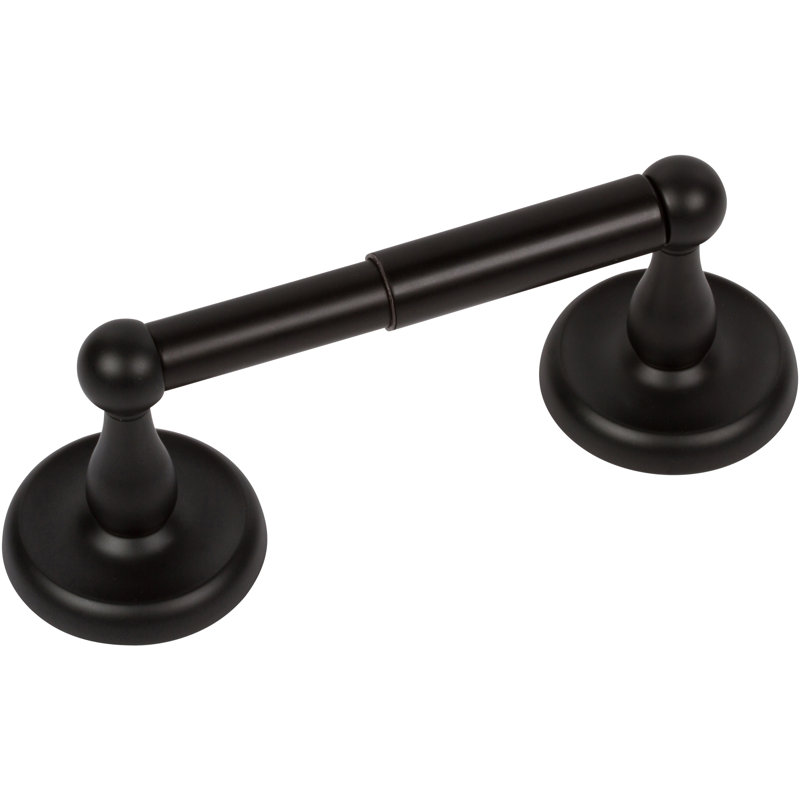 500 Series Wall Mounted Toilet Paper Holder, Black