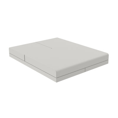 Lit de jour d'extérieur rectangulaire avec coussins 63 po Pixel
