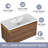 Myung 35.5'' Single Bathroom Vanity with Resin Top-122529461