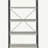 Grey Driftwood 4-shelf Bookcase-1935749556