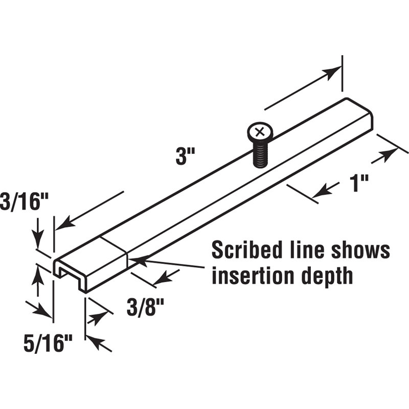 Barre pivotante en spirale Prime-Line, 5/8 po, fenêtre inclinable