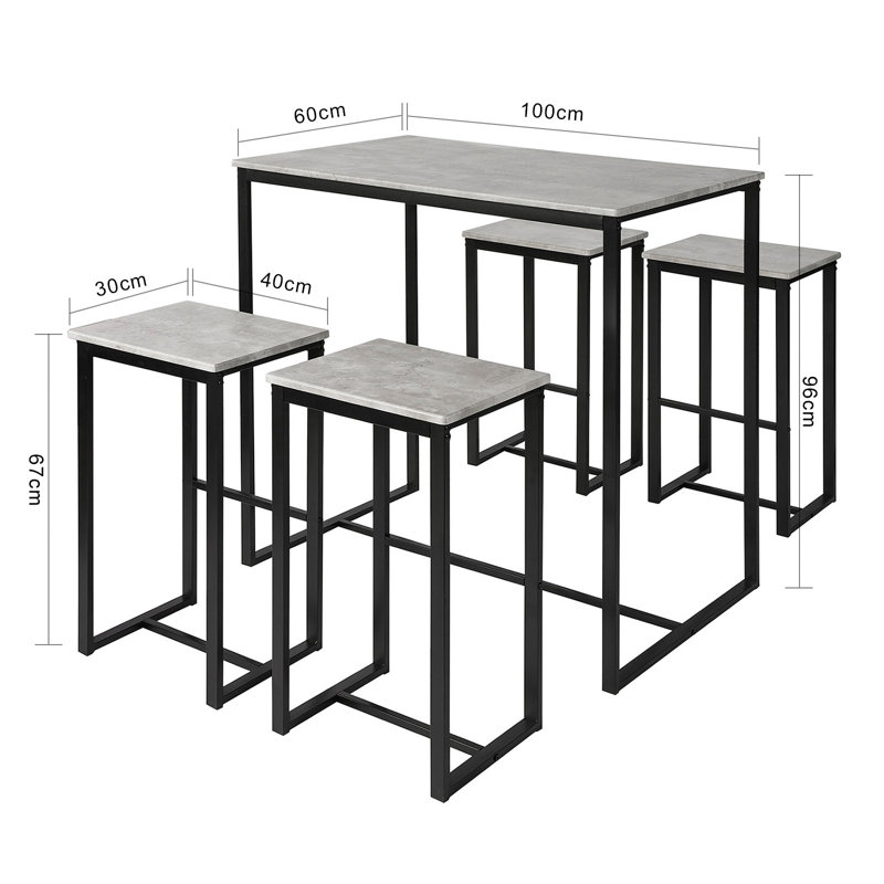 Alissondra 100cm Bar Set