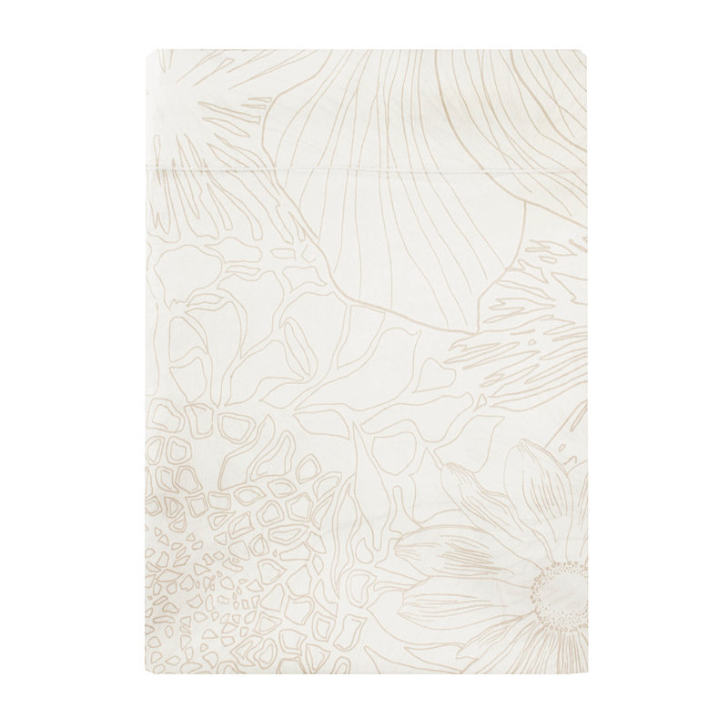 Granit Flower Power 100% Cotton Flat Sheet