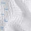 Couverture gaufrée en coton avec bordure en satin de coton-101272358-101272357