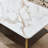 Coffee Table Rectangular Center Table for Living Room Open Space Side Table with Metal Frame