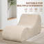 Chaise longue courbée pour adultes avec housse de coussin amovible et mousse haute résilience-859800891