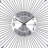 Alsey Metal Starburst Decorative Silver Wall Clock with Crystal Embellishment