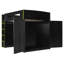 Lit mezzanine en bois avec bureau-463698424