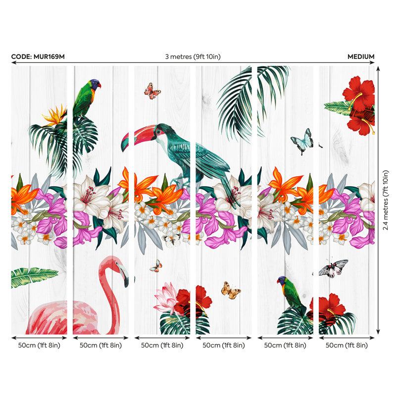 Notus Matte Wall Mural, 240cm L x 300cm W