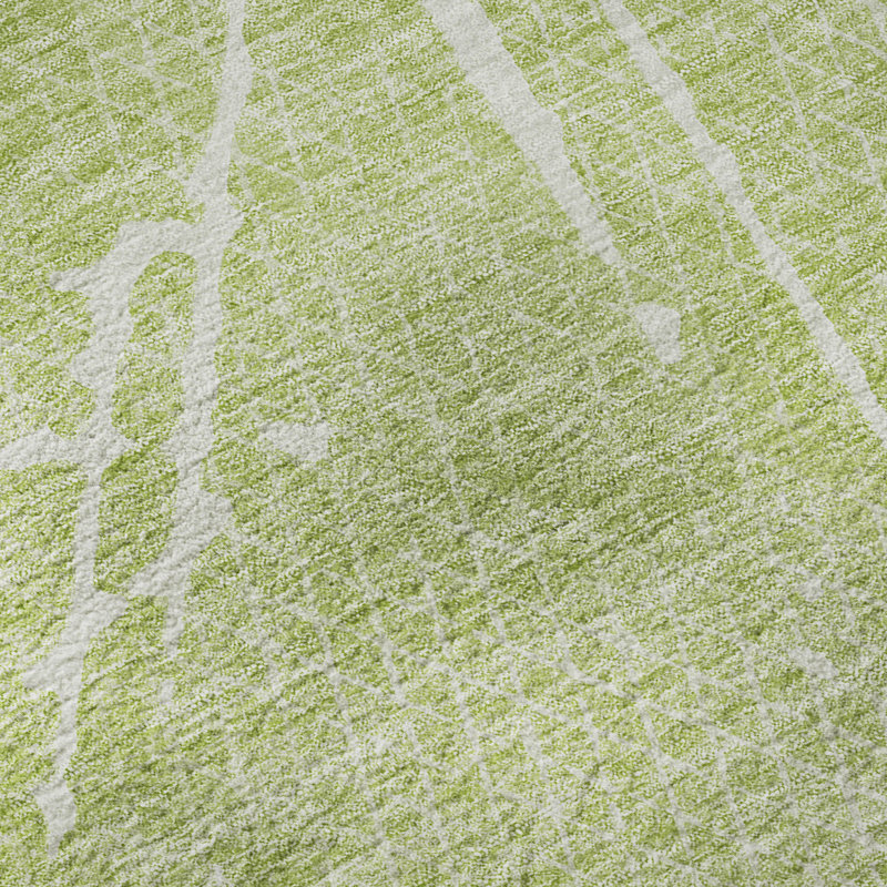 Premium Machine Washable Cerrito Aloe Rug, Rectangle 9' x 12'