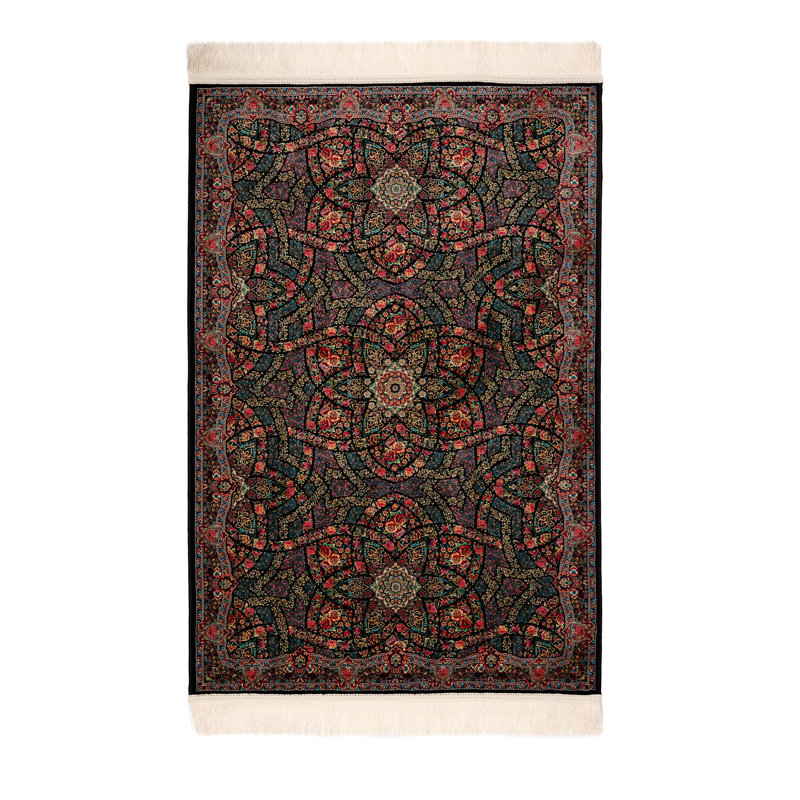Oriental 150cm X 225cm Area Rug, Rectangle 100cm x 150cm