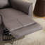 Fauteuil inclinable manuel pivotant et berçant moderne de 31,5 po de large Kayelyn (ensemble de 2)-1423985064